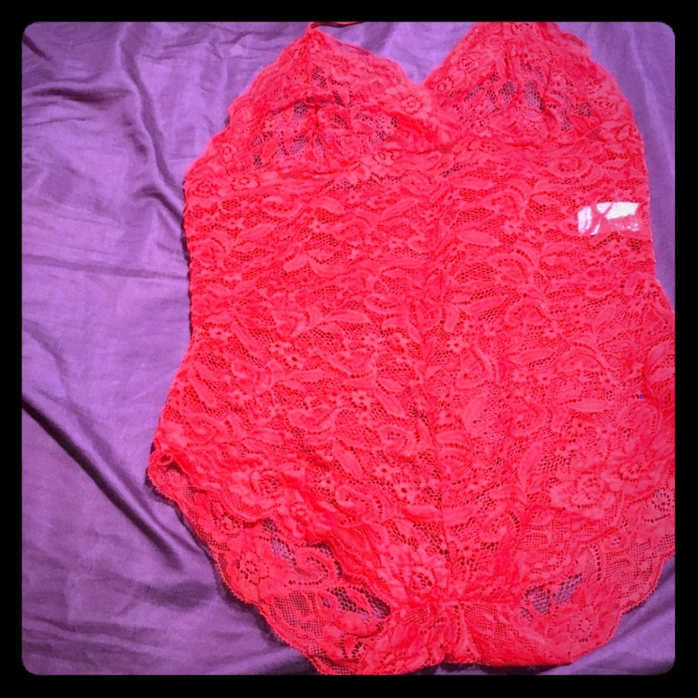 Red lingerie